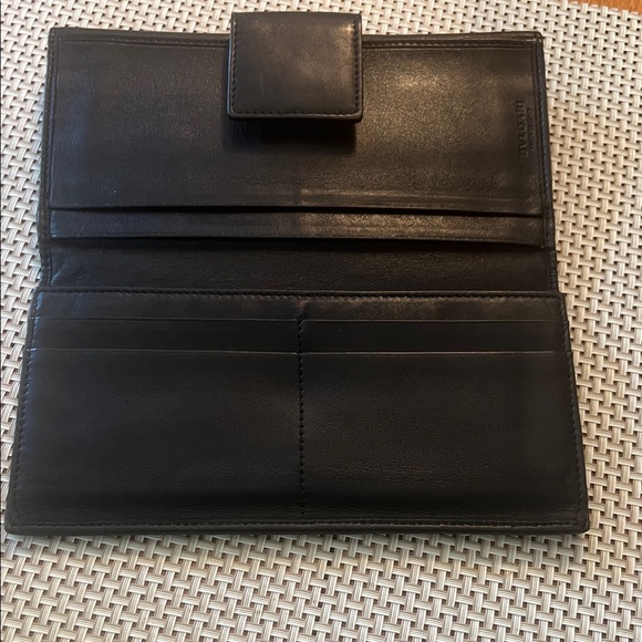 BVLGARI Black Leather Women's Wallet excellent condition soft leather 😀 - Picture 5 of 15